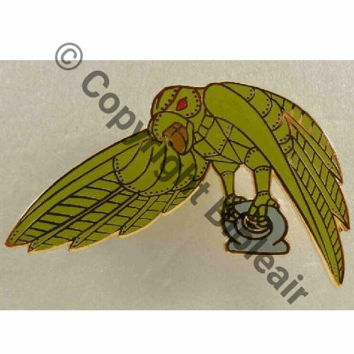 A1117  2017 A1117 SPA.153 CENTENAIRE GYPAETE  PATCH PRODUCTION Bol fenetre oval tronque Dos lisse SNH Src.P.GOUT 77Eur(x2) 